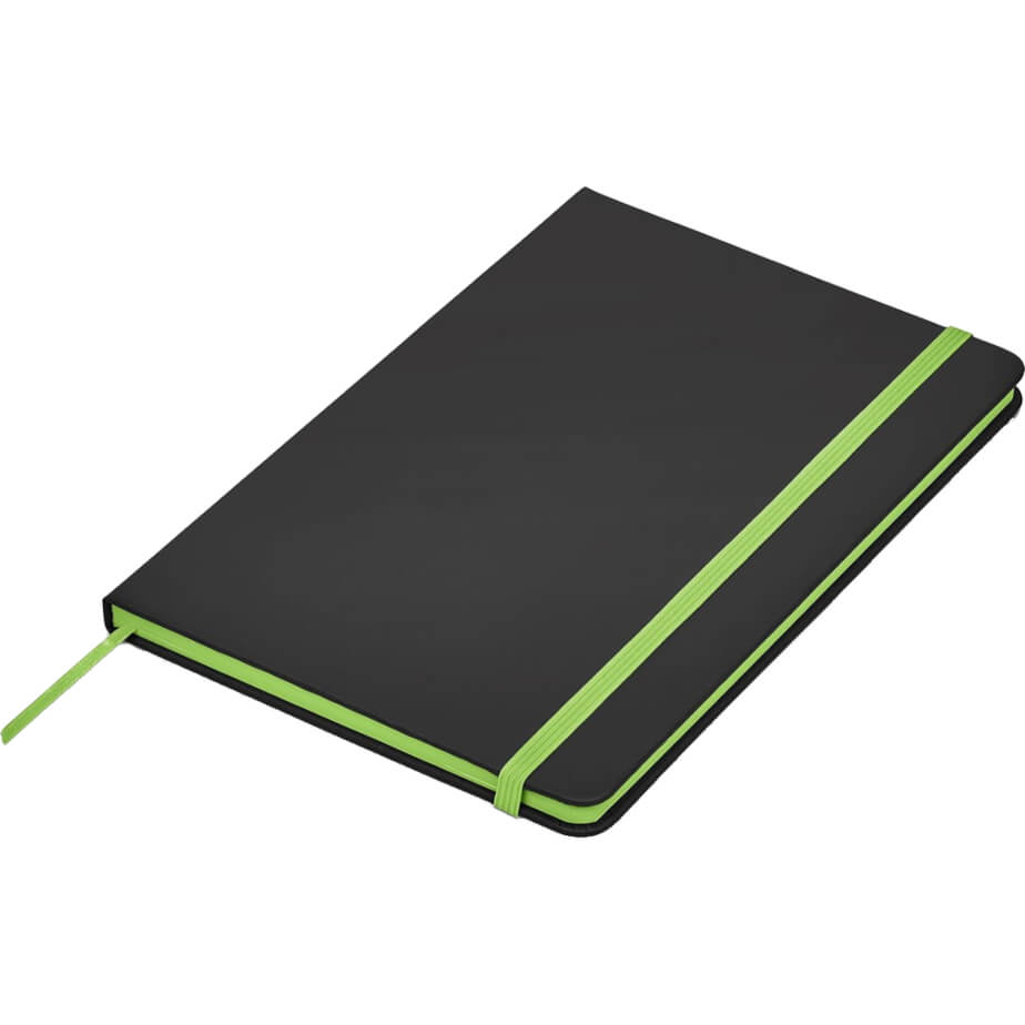 Altitude Sigma A5 Hard Cover Notebook Lime Green